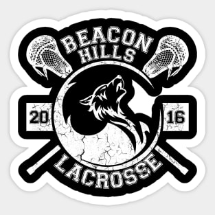 Lacrosse Beacon Hills Wolf Sticker